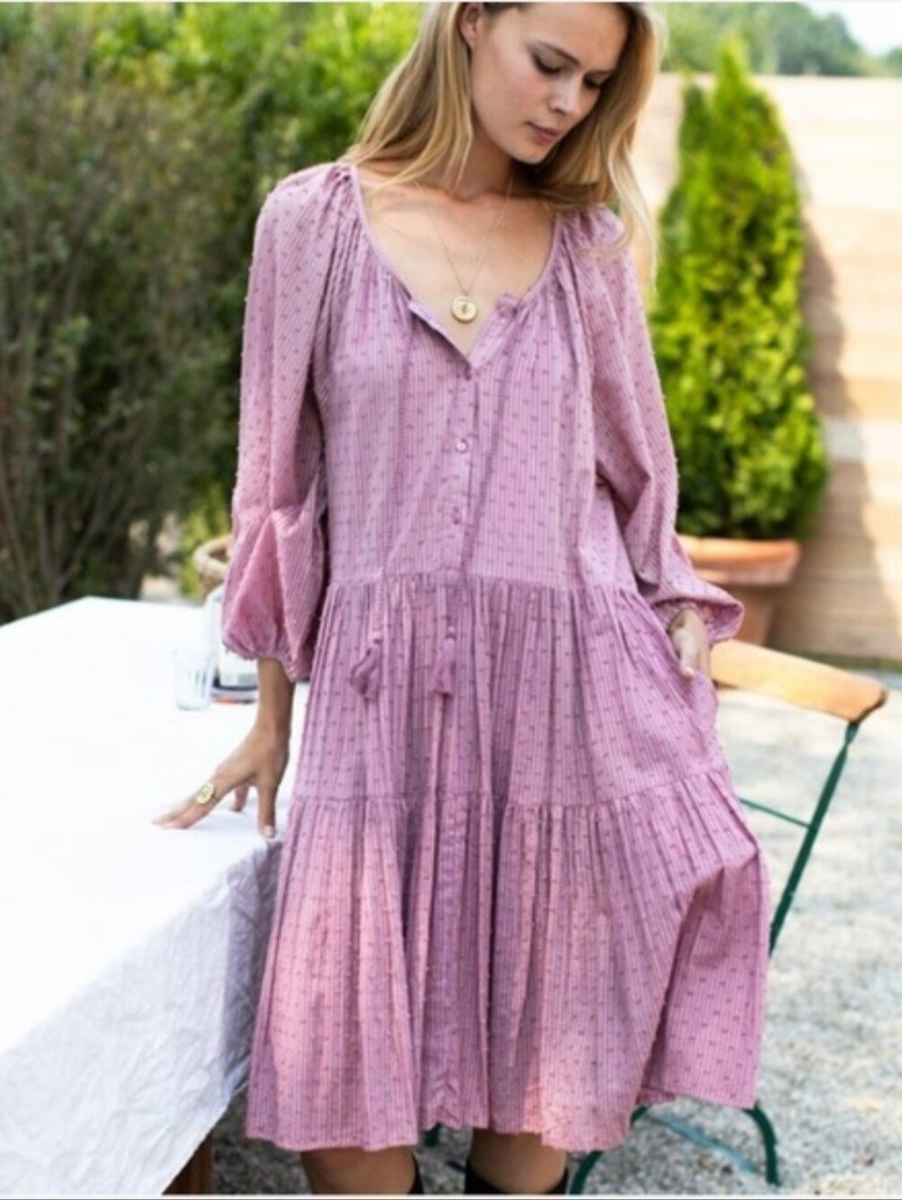Emerson Fry India Collection Pink Dress